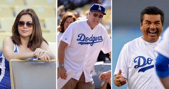 Celebridades que son fanáticos de los Dodgers