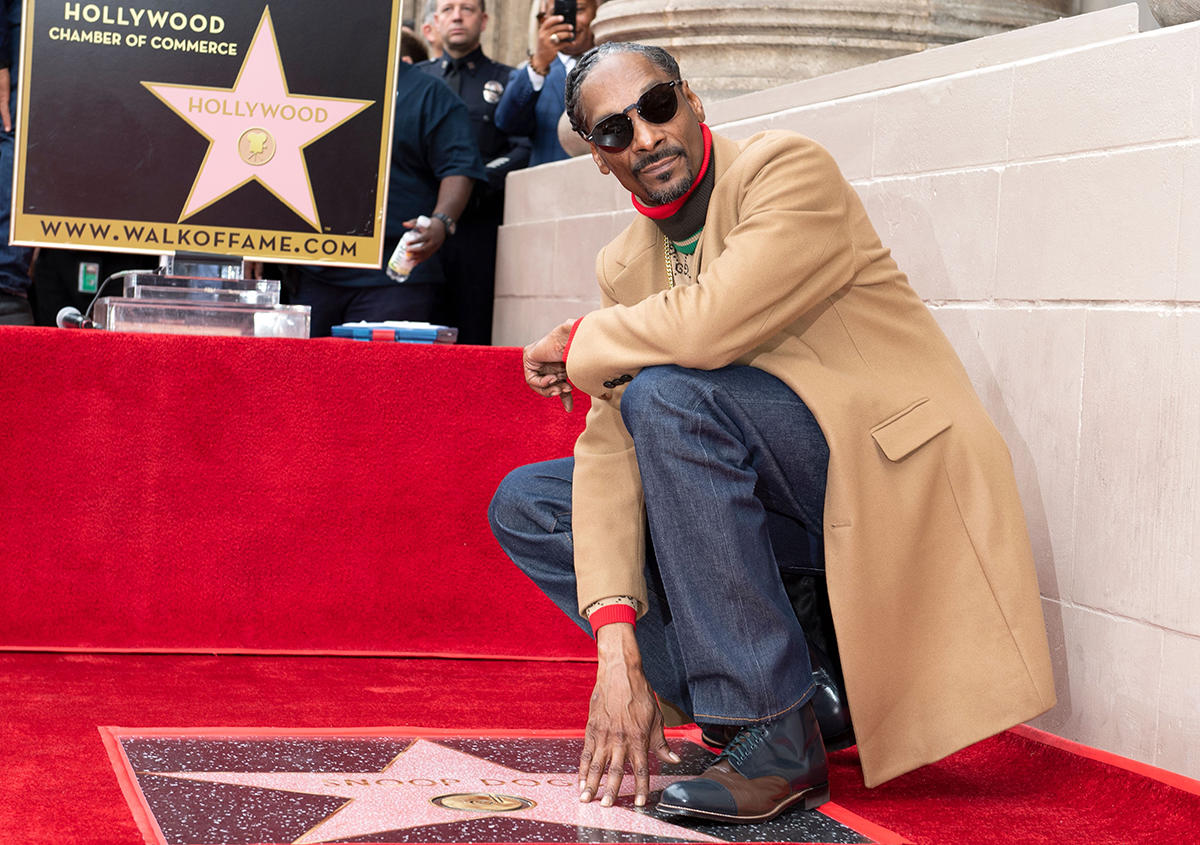 Snoop Dogg recibe estrella en el Paseo de la Fama