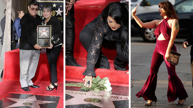 Familiares y fans acuden a la develación de la estrella de Selena en Hollywood