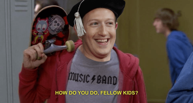 Facebook está construyendo en secreto LOL, un centro de memes adolescentes de Cringey