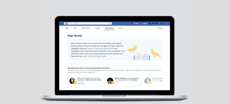 Facebook puede cerrar páginas y grupos de forma proactiva antes de que infrinjan la política.