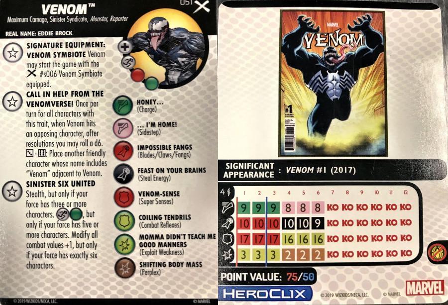 Marvel Earth-X HeroClix Venom
