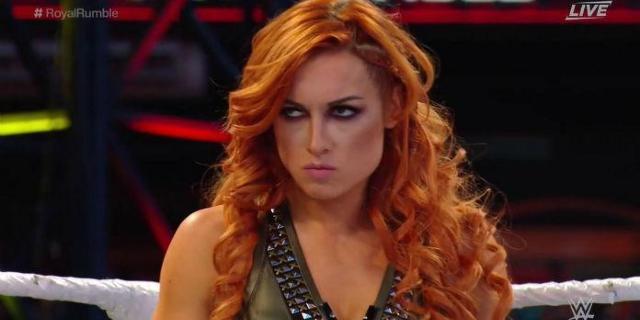 Becky Lynch aprovecha a Asuka en el Royal Rumble Title Match