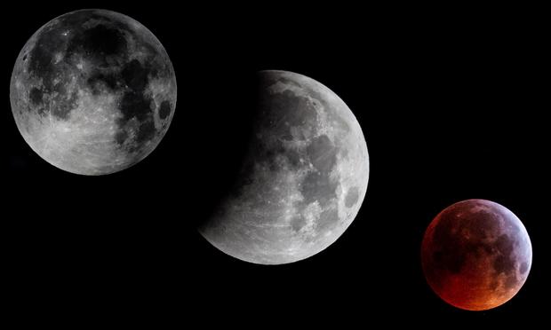 ¿Te la perdiste? Así se vio la superluna “sangre de lobo”