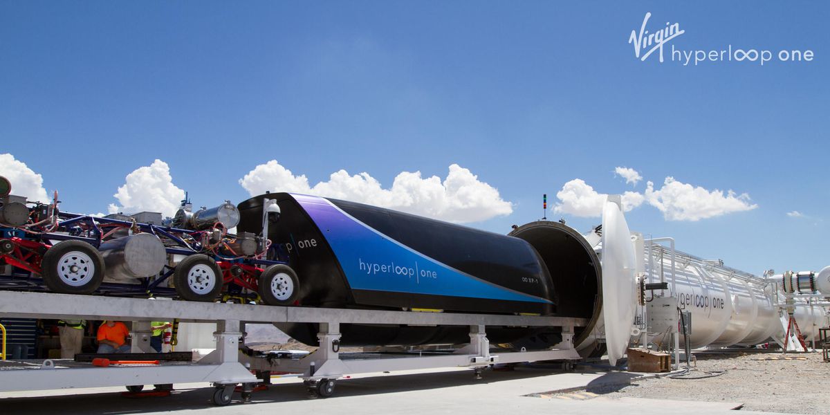 El Hyperloop se precipita hacia la feria mundial de 2020