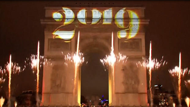 El conteo regresivo para el nuevo año en París