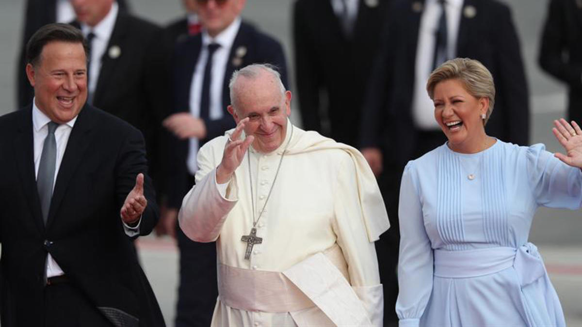 El papa Francisco desata el entusiasmo en Panamá