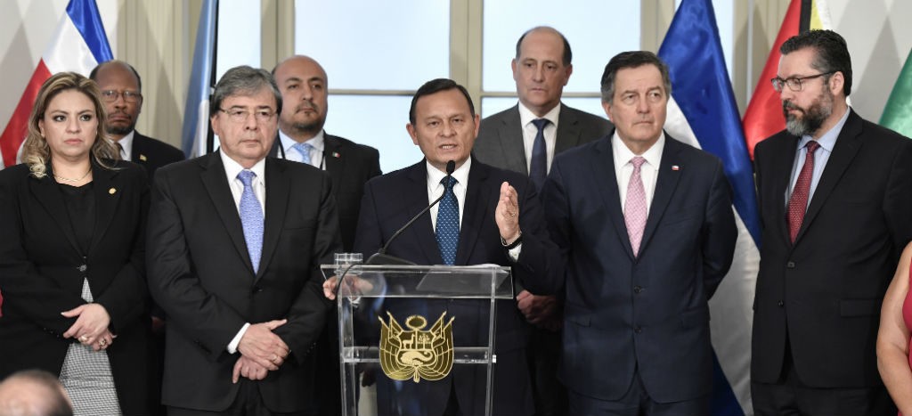 Grupo de Lima, excepto México, pide a Maduro no asumir nuevo mandato