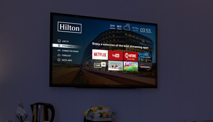 Hilton y Netflix se asocian en la transmisión en la habitación, controlada a través de la propia aplicación de Hilton