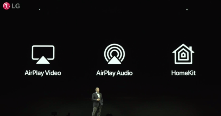 LG también está agregando soporte para Apple AirPlay y HomeKit a sus televisores