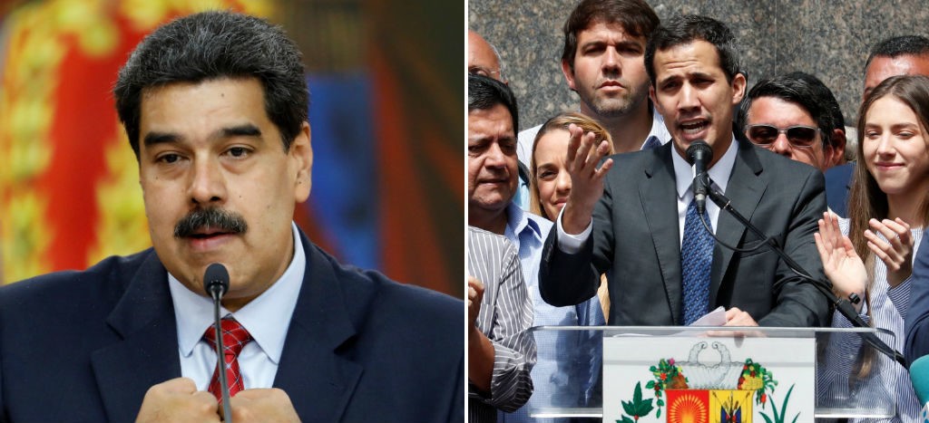Maduro se dice dispuesto a reunirse con Guaidó; éste responde que no cesará su lucha contra “el usurpador”