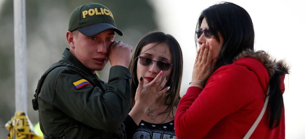 Son 10 los muertos por atentado en Bogotá