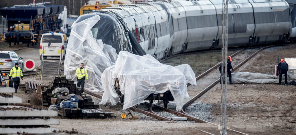 Suman ocho las personas muertas en accidente ferroviario de Dinamarca