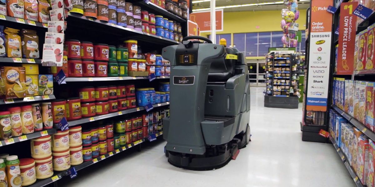 Walmart compra más de 300 robots de limpieza de pasillos