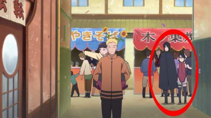 Boruto Episodio 93 Sasuke Sarada Cameo