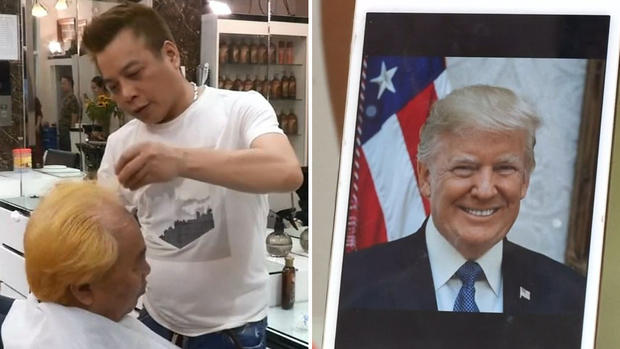 [TLMD - LV] Peluquería regala cortes de pelo al estilo Trump