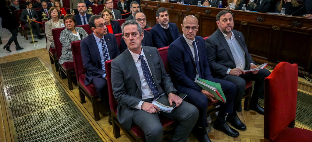 España: inicia juicio contra independentistas catalanes