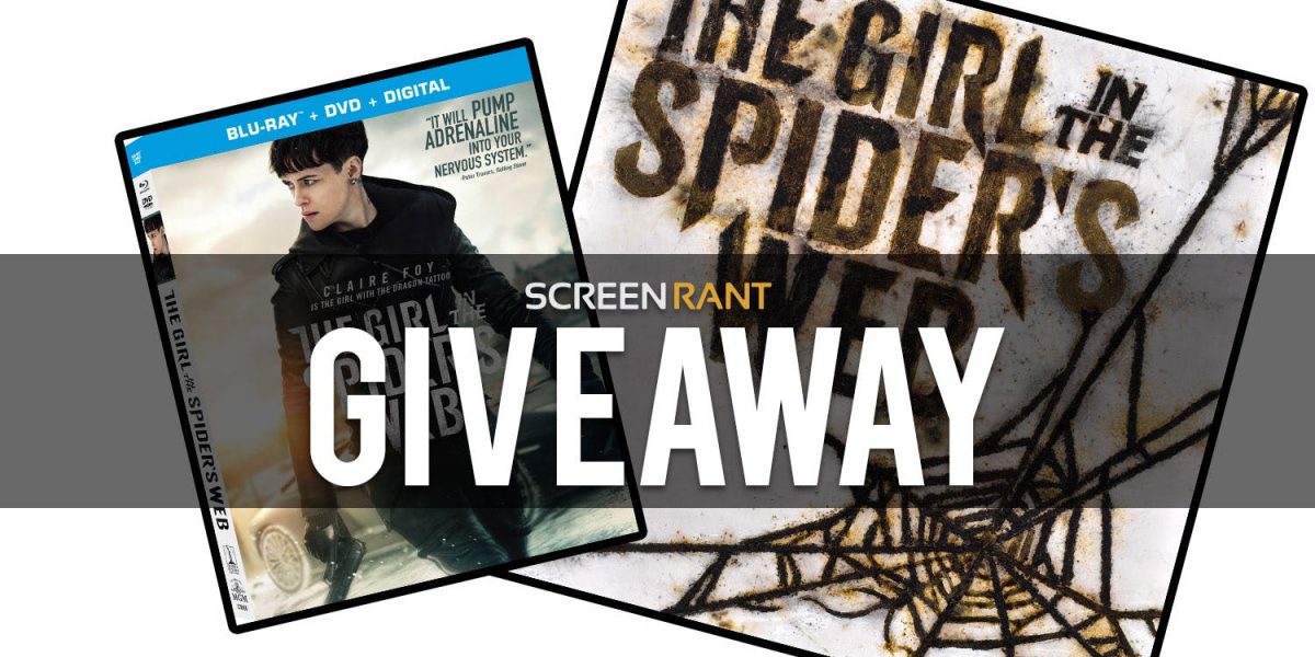 GIVEAWAY: Arte y Blu-ray Web Gunpowder de The Girl in the Spider & # 039; s