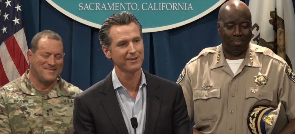 Gobernador de California ordena retirar a Guardia Nacional de la frontera