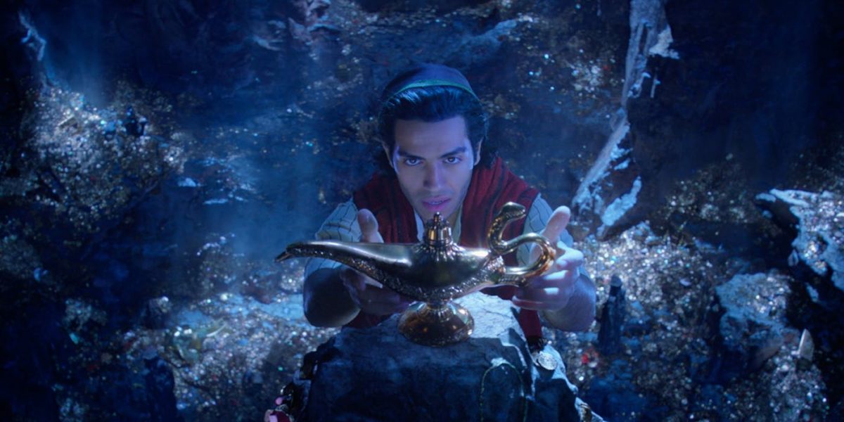 La nueva imagen de pancarta de remisión de Aladdin destaca el reparto