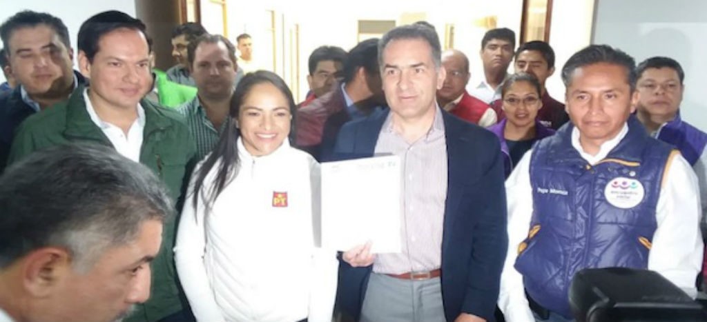 Morena, PT, PES y PVEM van en coalición en la elección extraordinaria de Puebla