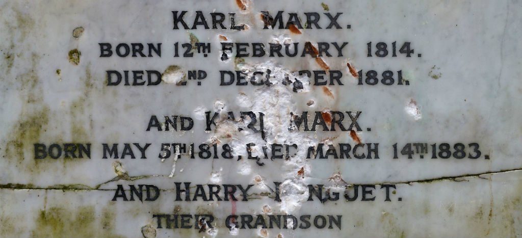 Vandalizan con martillazos, en Londres, tumba del filósofo alemán Karl Marx