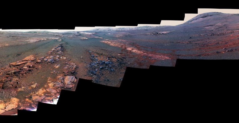 El último panorama de Marte de Opportunity es un showstopper