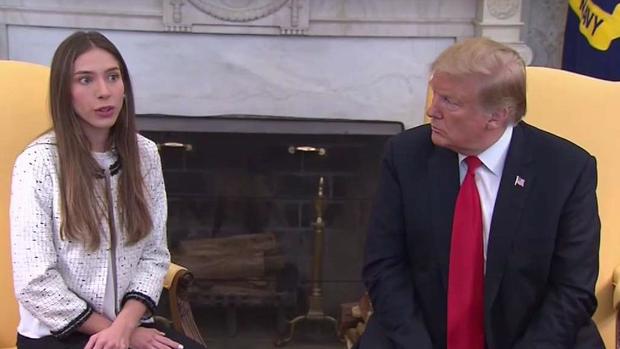 [TLMD - MIA] Así fue el encuentro entre Donald Trump y la esposa de Juan Guaidó