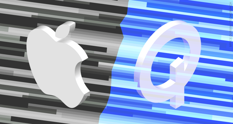 Es un empate en las últimas puntuaciones de patentes de Qualcomm v Apple