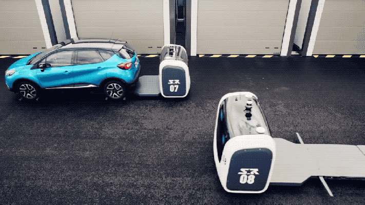Este robot puede aparcar tu coche por ti.