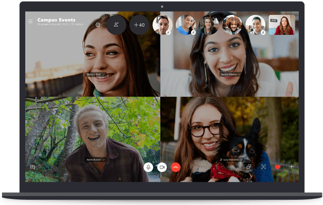 Skype ahora admite hasta 50 participantes de llamadas grupales, superando a los rivales
