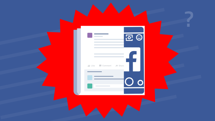 Facebook crea un prototipo de carrusel híbrido de publicaciones de feeds e historias