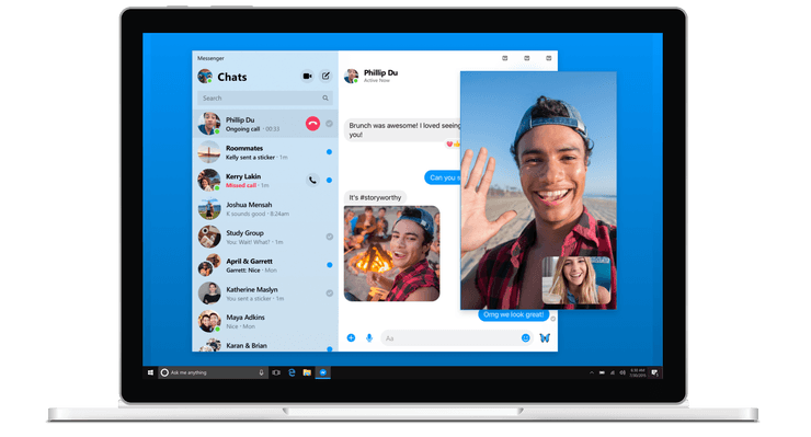 Facebook Messenger obtendrá aplicaciones de escritorio, co-observación, estado de emoji