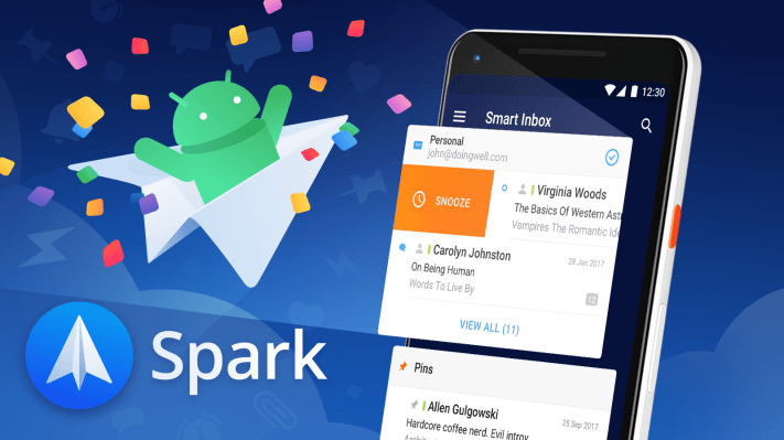 Cliente de correo electrónico Spark aterriza en Android
