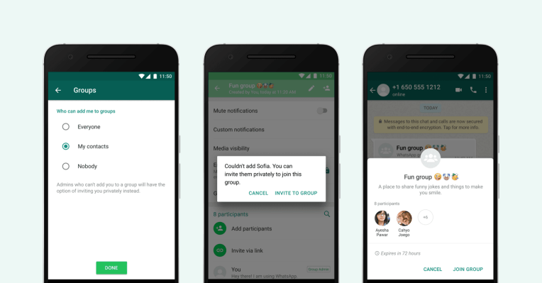 WhatsApp agrega una nueva configuración de privacidad para grupos en otro esfuerzo para reprimir las noticias falsas