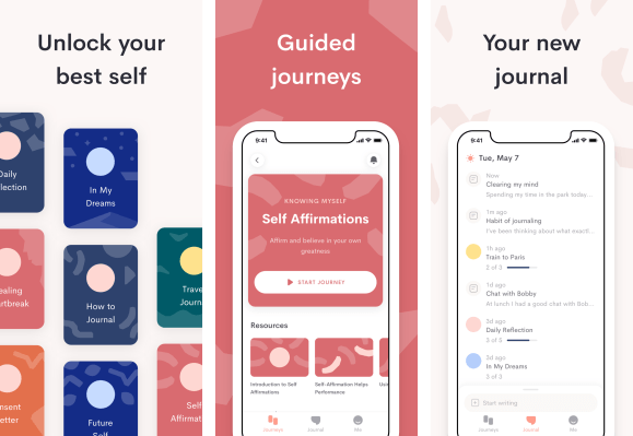 Deseche su diario, Jour es una nueva aplicación para llevar un diario guiado