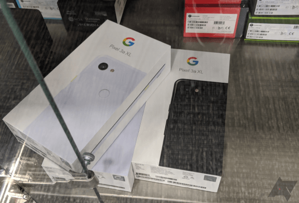 El presupuesto de Google Pixel 3a XL aparece en una tienda Best Buy de Ohio.