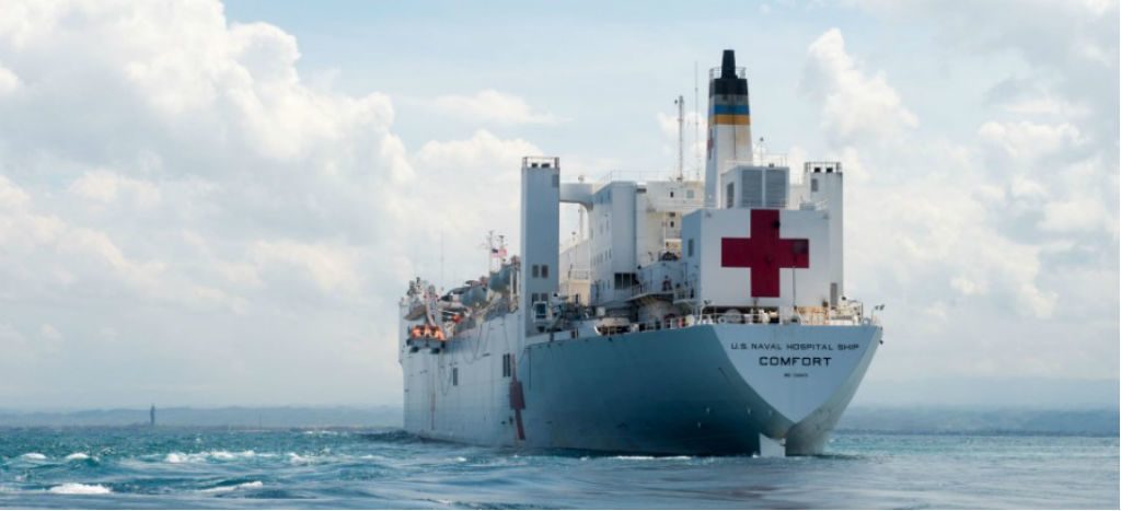 Para dar ayuda humanitaria, EU enviará su buque hospital Comfort a Venezuela