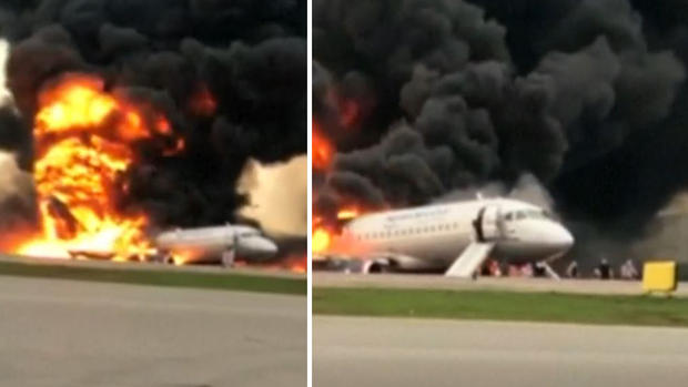 [TLMD - NATL] De cerca: pasajeros huyen despavoridos de avión cubierto en llamas