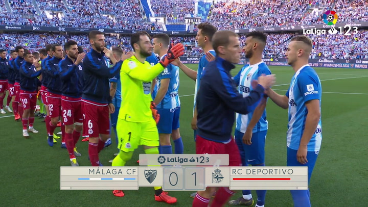 LaLiga 1|2|3: Resumen y Goles del Málaga (0) - (1) Deportivo del 15/06/2019