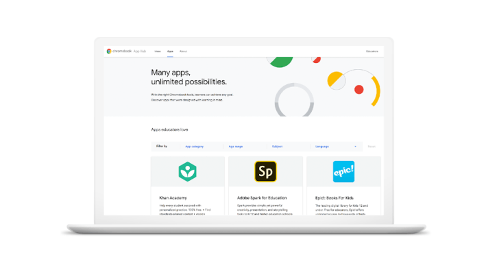 Google lanza Chromebook App Hub para educadores además de otras herramientas para el aula