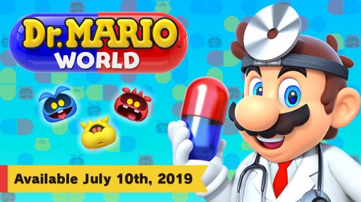 El Dr. Mario está en (en iOS y Android) el 10 de julio.