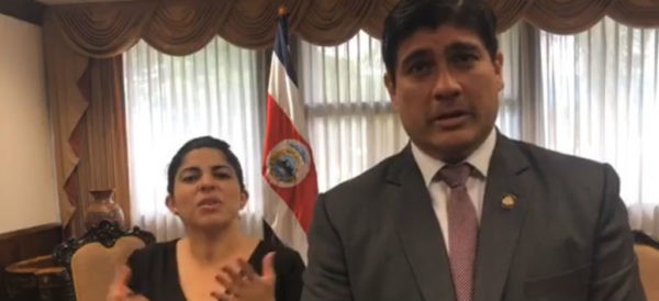Lanzan artefacto explosivo contra presidencia de Costa Rica