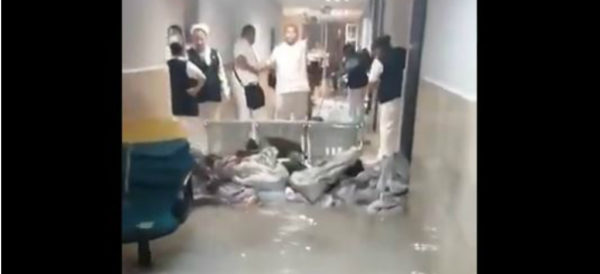 Lluvias inundan hospitales en Reynosa | Video