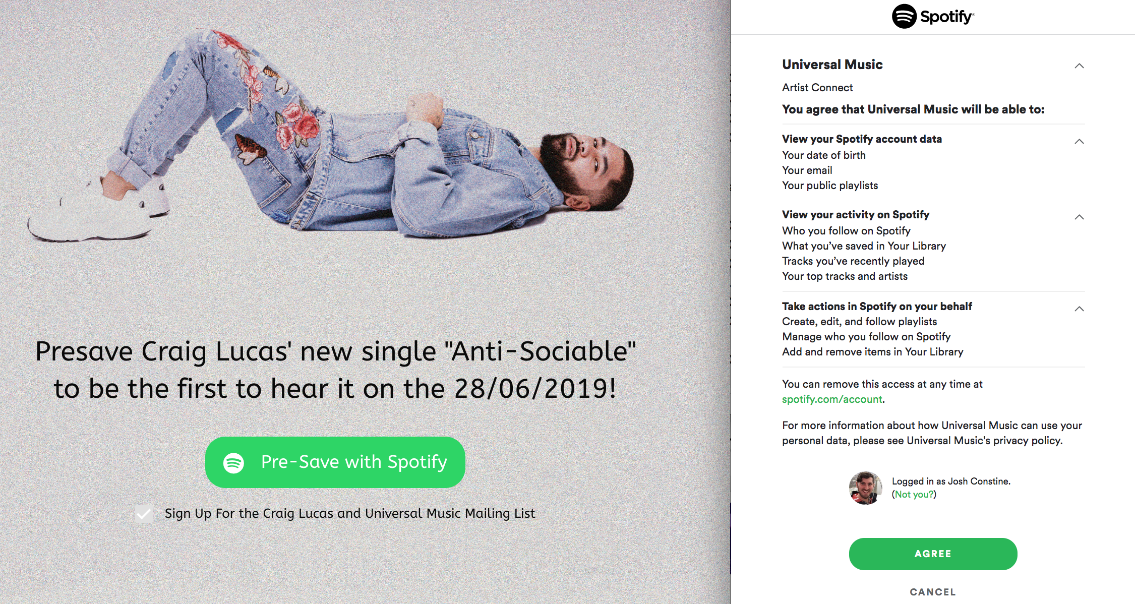 Spotify Pre Save Developer Abuse