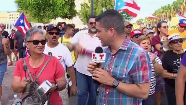 [TLMD - MIA] Marcha multitudinaria en PR pide dimisión de Roselló