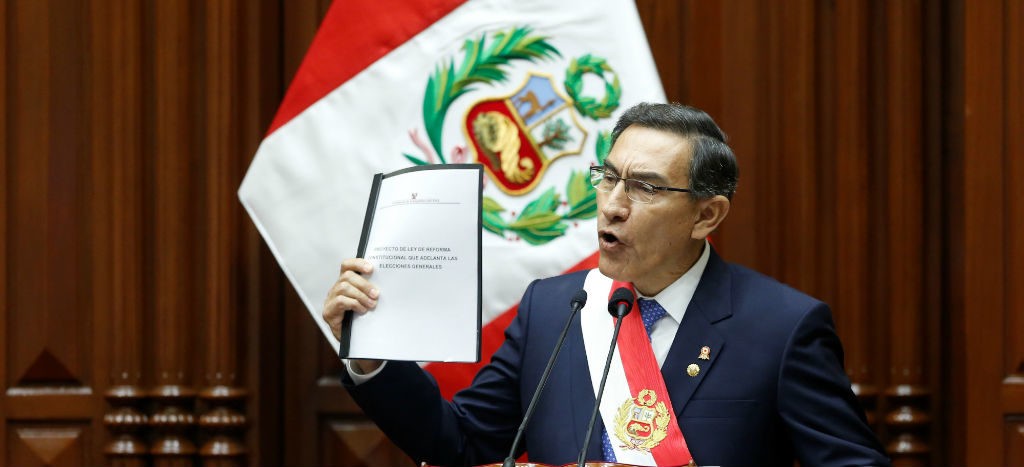Presidente de Perú propone acortar su mandato y adelantar elecciones