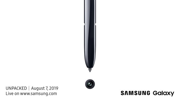 Samsung anunciará el próximo Galaxy Note el 7 de agosto.