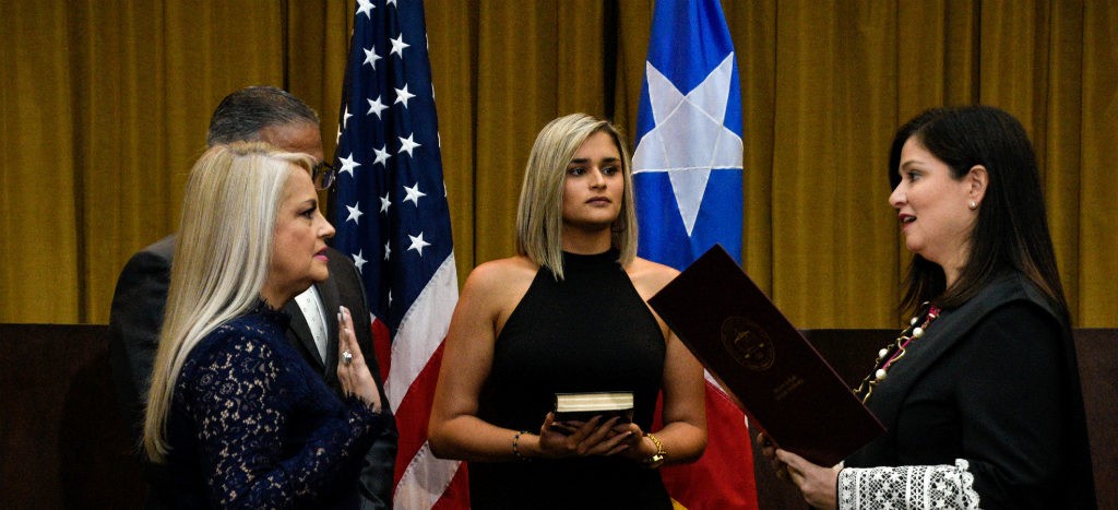 Juramenta Wanda Vázquez como gobernadora de Puerto Rico