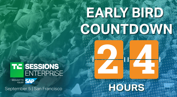 Solo quedan 24 horas para ahorrar $ 100 en TC Sessions: Enterprise 2019
